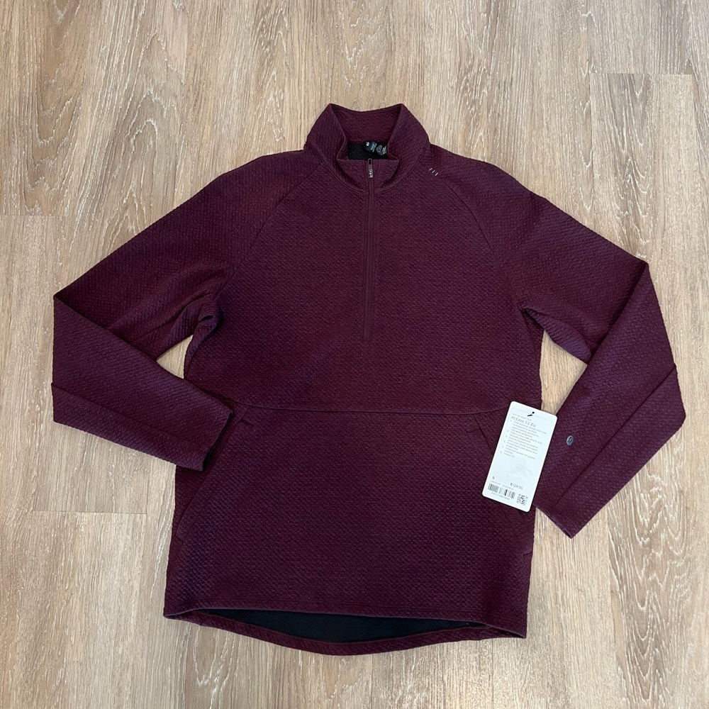 At ease half zip